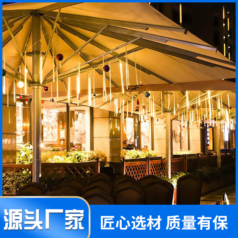 流星雨led灯彩灯闪灯串灯满天星户外防水亮化挂树上装饰树灯挂灯