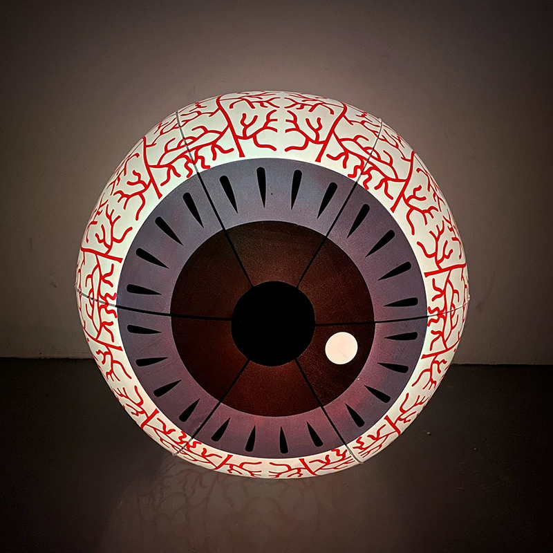 [Готовый запас] Надувной 4D трехмерный глазной шар из ПВХ на Хэллоуин, игрушка с кровавым глазным шаром, наряд на Хэллоуин