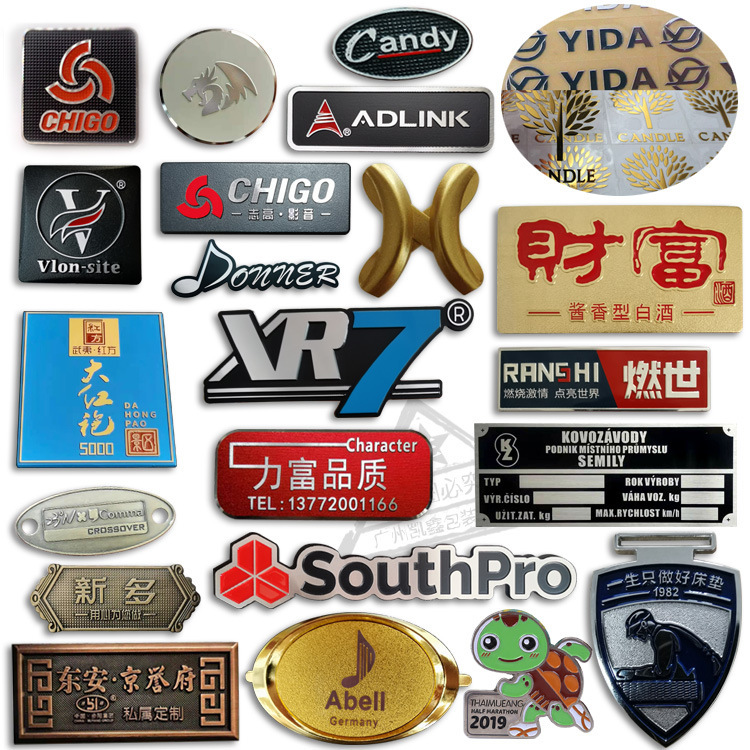 Metal Signs Customized Doors and Windows Home Appliances Aluminum Alloy Signs High-Gloss Corrosion-Resistant High-End Health Care Product Gift Box Labels