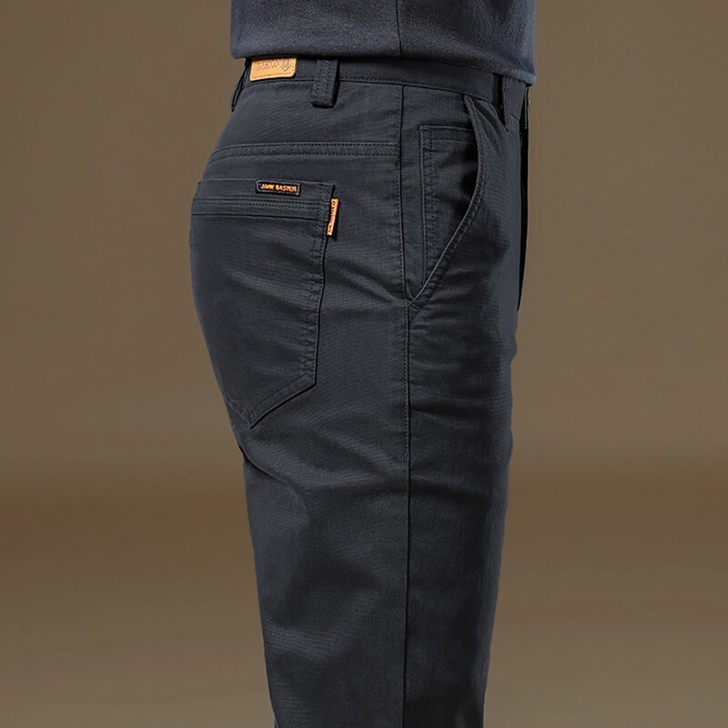 Hong Kong Style Business Slim-Fit Men's Pants, Spring and Autumn Straight-Leg Casual Pants, Men's Fashion New Trendy Hot-Selling Versatile Pants Hong Kong Style Business Slim-Fit Men's Pants, Spring and Autumn Straight-Leg Casual Pants, Men's Fashion New Trendy Hot-Selling Versatile Pants