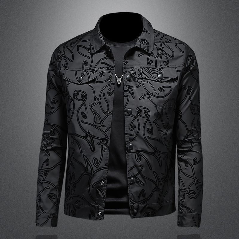 High-End Casual Luxury European Style Versatile Jacquard Jacket 2026 Spring and Autumn New Fashion Lapel Jacket High-End Casual Luxury European Style Versatile Jacquard Jacket 2026 Spring and Autumn New Fashion Lapel Jacket