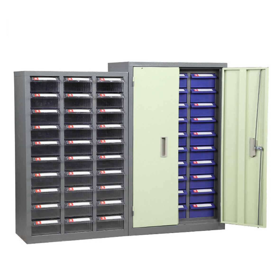 塑料零件柜铁皮工具柜五金螺丝分类整理柜五金配件抽屉式元件柜