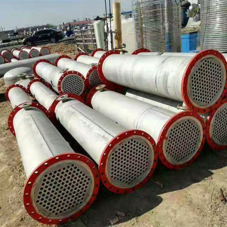 处理二手多功能列管冷凝器304不锈钢冷凝器 300平方工业冷凝设备