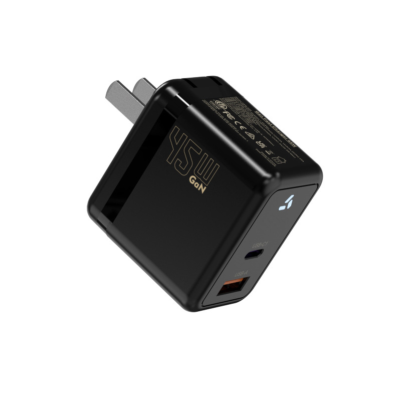 Cargador de nitruro de galio pd45w Cargador de carga súper rápida multipuerto para múltiples dispositivos Certificación pd45w3c