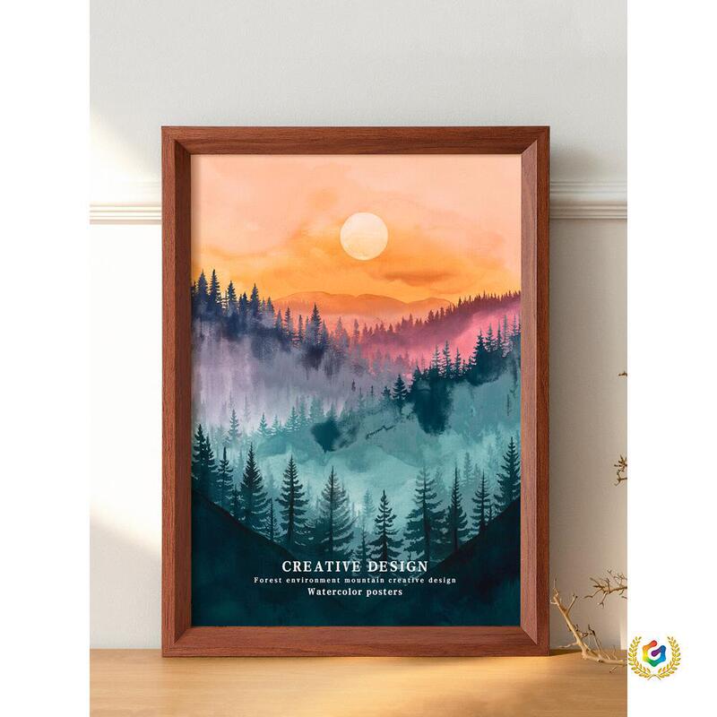 ✠ Wooden Picture Frame for Wall Hanging A3 A4 Frame Empty Frame for Mounting 4K 8K Sketches 16 Inch 20 Poster Puzzle Outer Frame Customization
