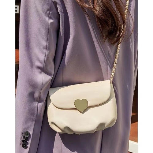 Small shoulder bag cloud bag new summer versatile shoulder crossbody bag white commuter versatile women's bag wholesale