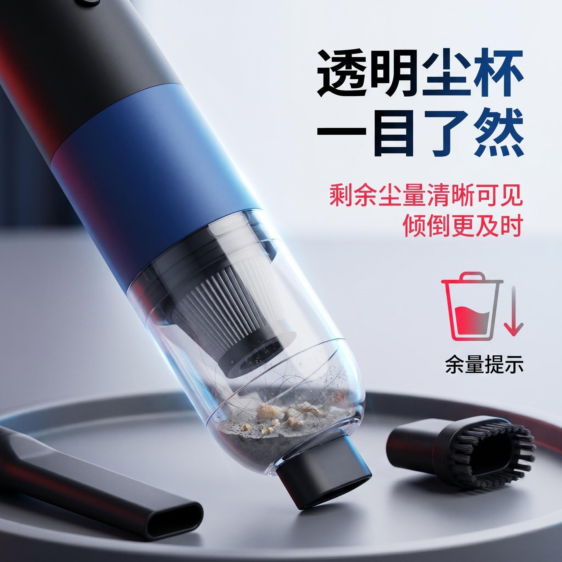 Cross-Border Car Vacuum Cleaner with High Suction Power, Handheld Vacuum Cleaner for Car, Home, and Pets, Popular Brushless Vacuum Cleaner
