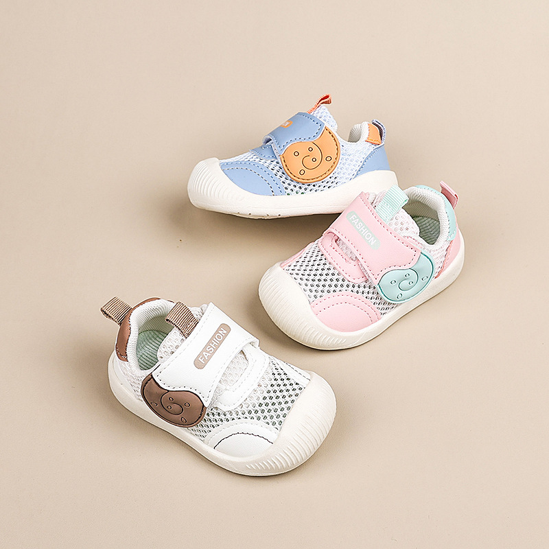 Baby's Spring and Summer Soft Sole Toddler Shoes for Men and Women Infants and Young Children's Shoes Toddler Shoes Soft Sole Breathable Mesh Shoes
