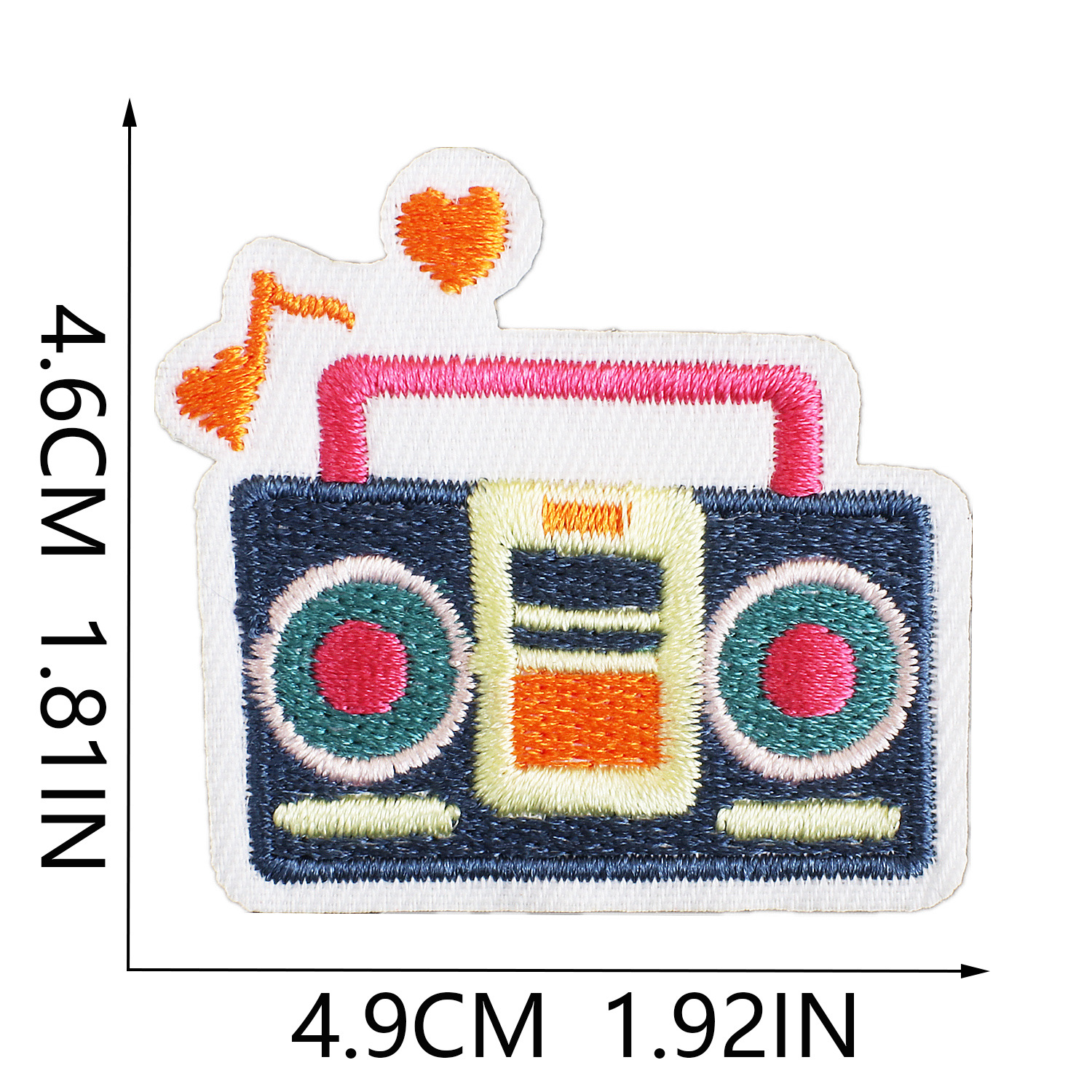 3g Weight Clothing Sticker Patches Classification 1 Piece Quantity Dacron thread Material Valentine'S Day Festival Heart Shape Pattern Casual, Elegant, Lady Style Embroidery Craft 1 Piece Casual Elegant Lady Heart Shape Dacron Thread Clothing Sticker Patches 11