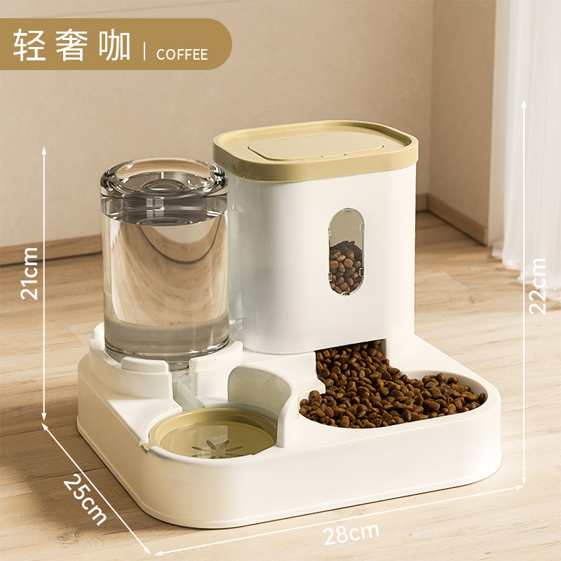 업그레이드 모델 [고양이피더] 카키 + 건조제 배치 가능