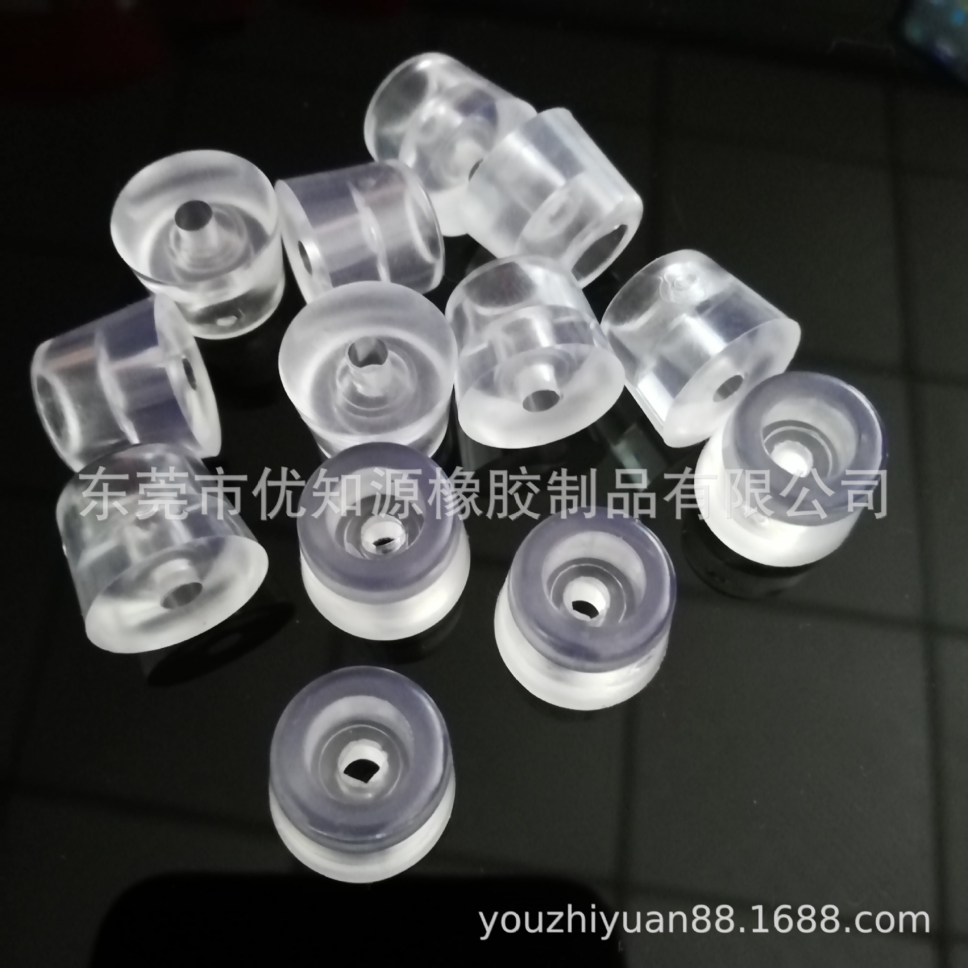 厂家批发M3机脚垫 1310透明减震垫防滑垫  2015PVC螺丝孔脚垫M6