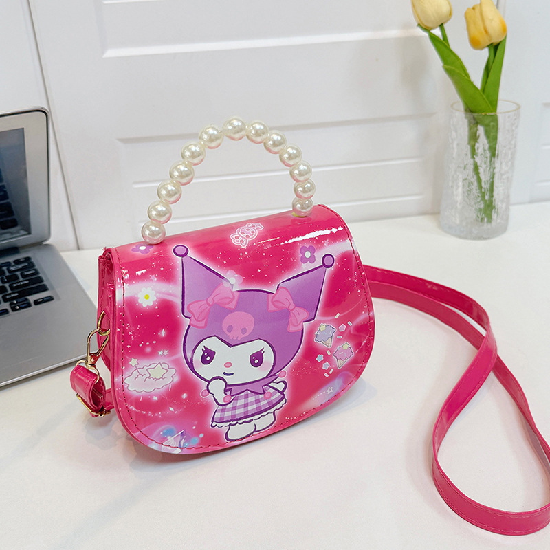 2024 caricatura Kulomi bolso de hombro para niños niñas adorables coreanos en jardín de infantes con bolso de cinturón