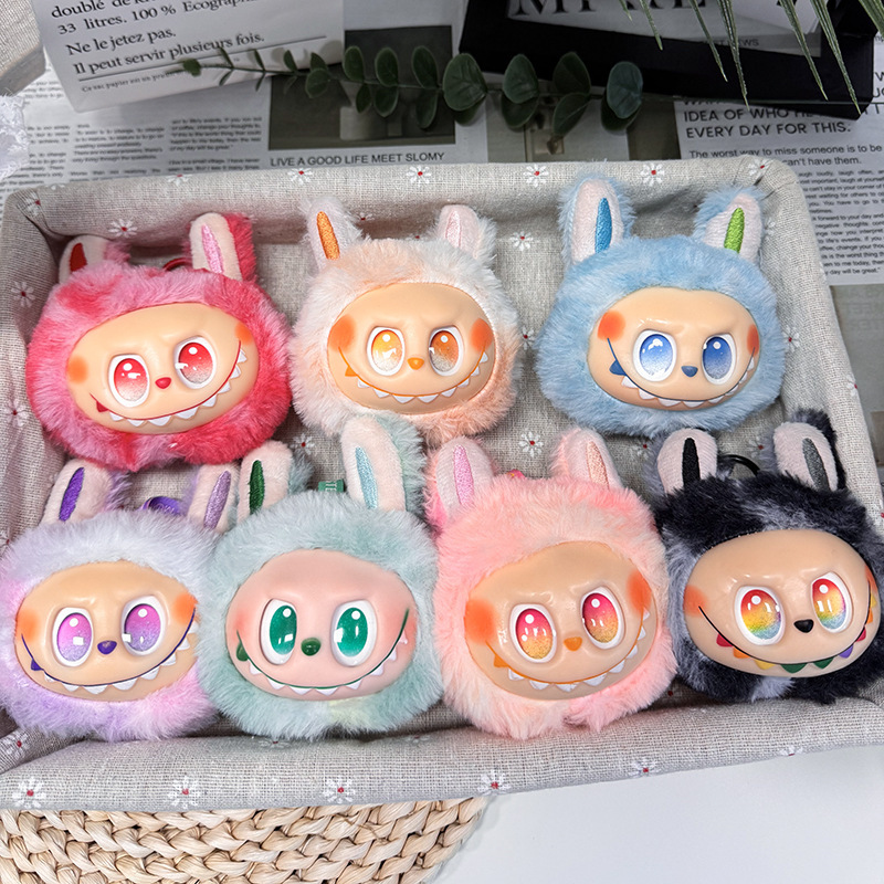 现货大头高品质泡泡3.0拉布布labubu公仔盲盒手办毛绒礼物祖国版