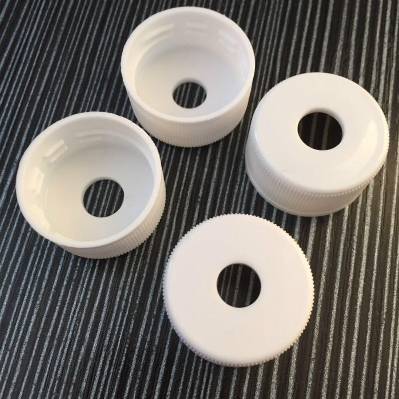 28 mouth 28 teeth with hole plastic cap glass bottle cap plastic bottle cap small hole diameter M10 white hole cap through hole