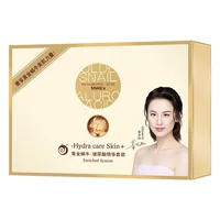 Ouhuakou Gold Snail Увлажняющий и увлажняющий уход за кожей Одиночный продукт Очищающий смягчающий лосьон для воды Увлажняющий крем Набор эссенций для глаз
