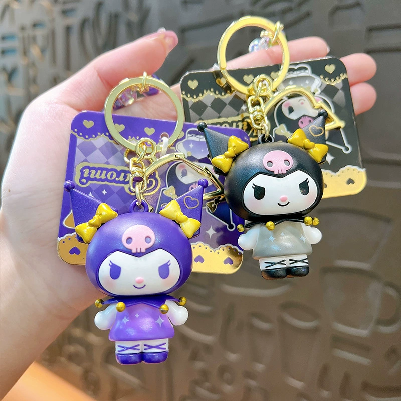 Sanrio, браслет из настоящего бисера, ключи от машины, сумка для ключей, кулон, аксессуар, подарок на день рождения