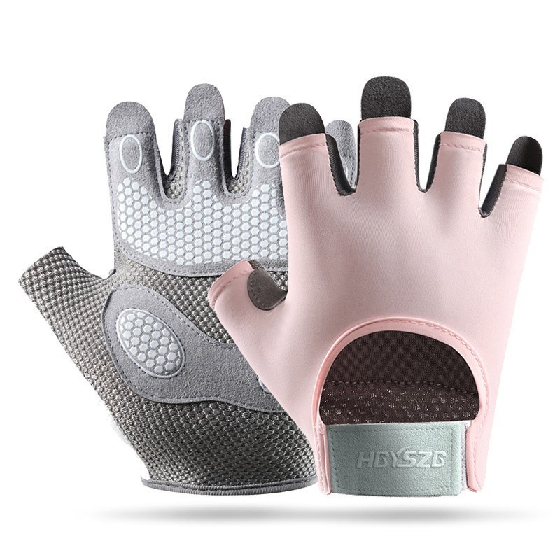 Outdoor Fitness Gloves for Men and Women, Non-Slip, Wear-Resistant, Anti-Callousing, Cycling, Non-Slip, Half-Finger, Thin, Horizontal Bar Training