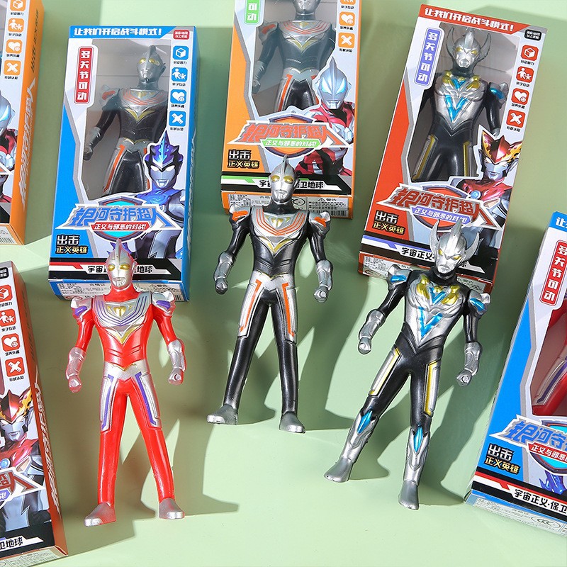 Robot Doll Boxed New Boxed Hero Cosmic Doll Robot Children's Toys Wholesale Stall Ring