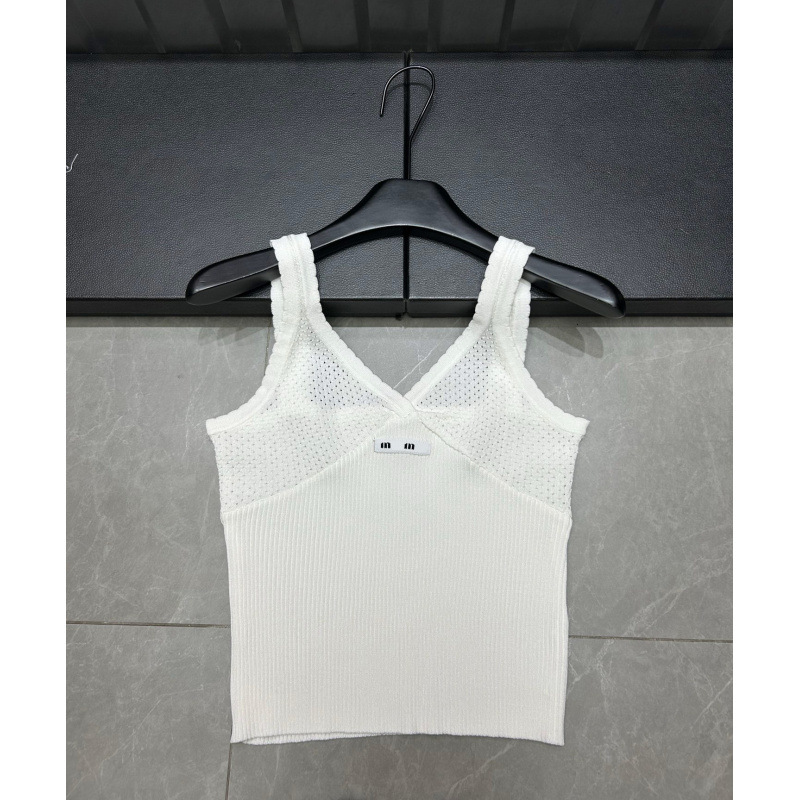 25 New Summer Nn Home Letter Small Label V Neck Sleeveless Pullover Suspender Slim Fit Versatile Women's Knitted Vest