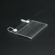 Supermarket price tag transparent mesh basket PVC tag double ear tag hook label price tag display card