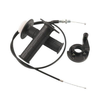 Atv Four-Wheel Beach Vehicle Off-Road Motorcycle Accessories, Left and Right Handlebar Grips, Throttle Handle with Throttle Cable