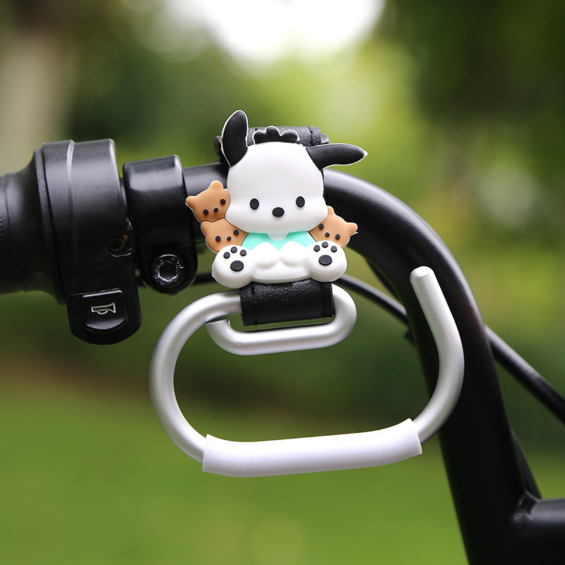 Battery car hook front universal hook cartoon cute baby stroller load-bearing hook artifact donkey hook