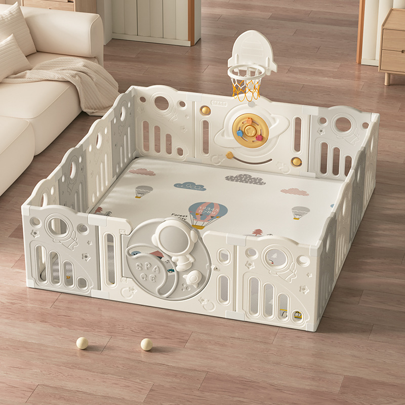Babies juego valla valla protector de bebés tierra para niños en el interior casa para niños esterradura valla sala de estar