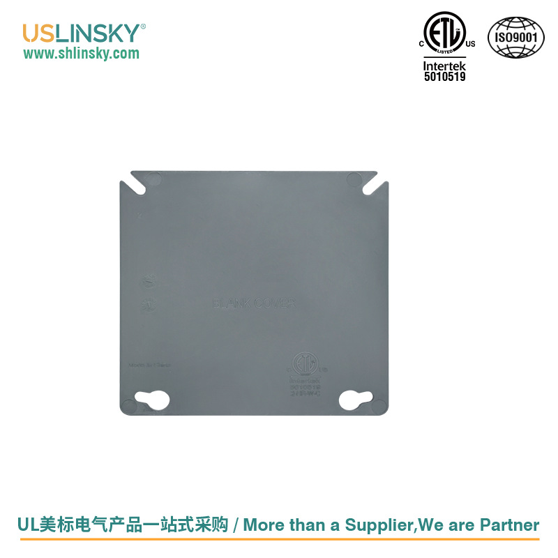 Linsky灵天PSC400美标PPOPVC材质ETL认证明装单槽电器盒盖子