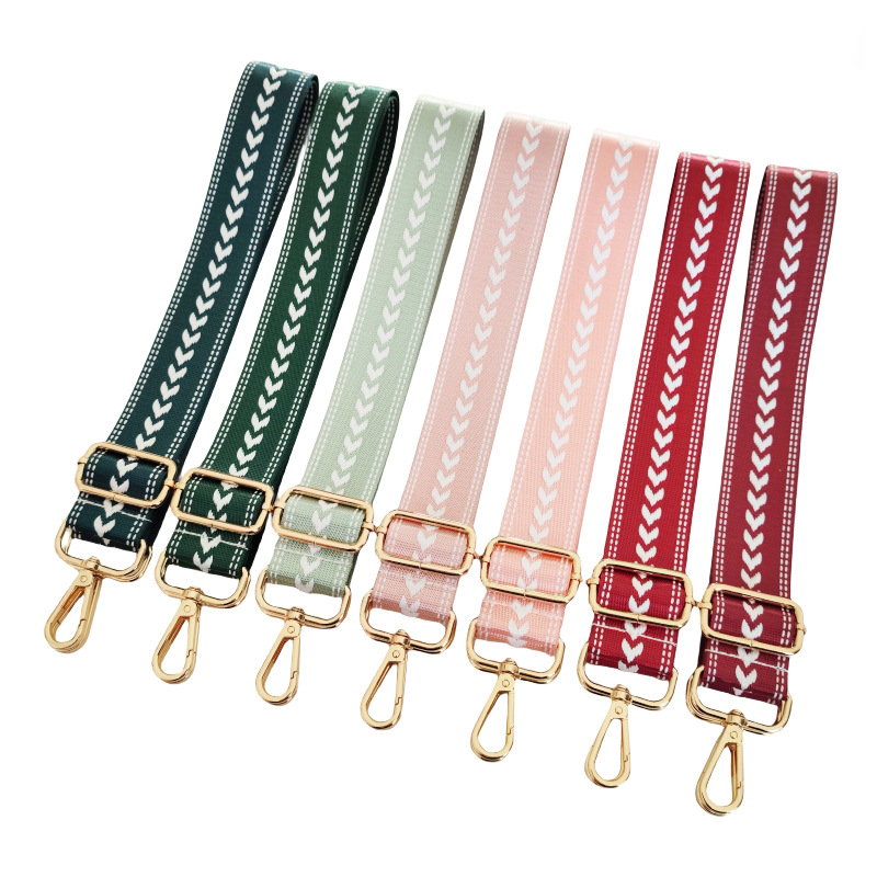 Polyester Cotton Geometric Bag Strap display picture 2