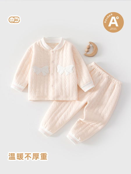 Children's split autumn demi-season keep warm set