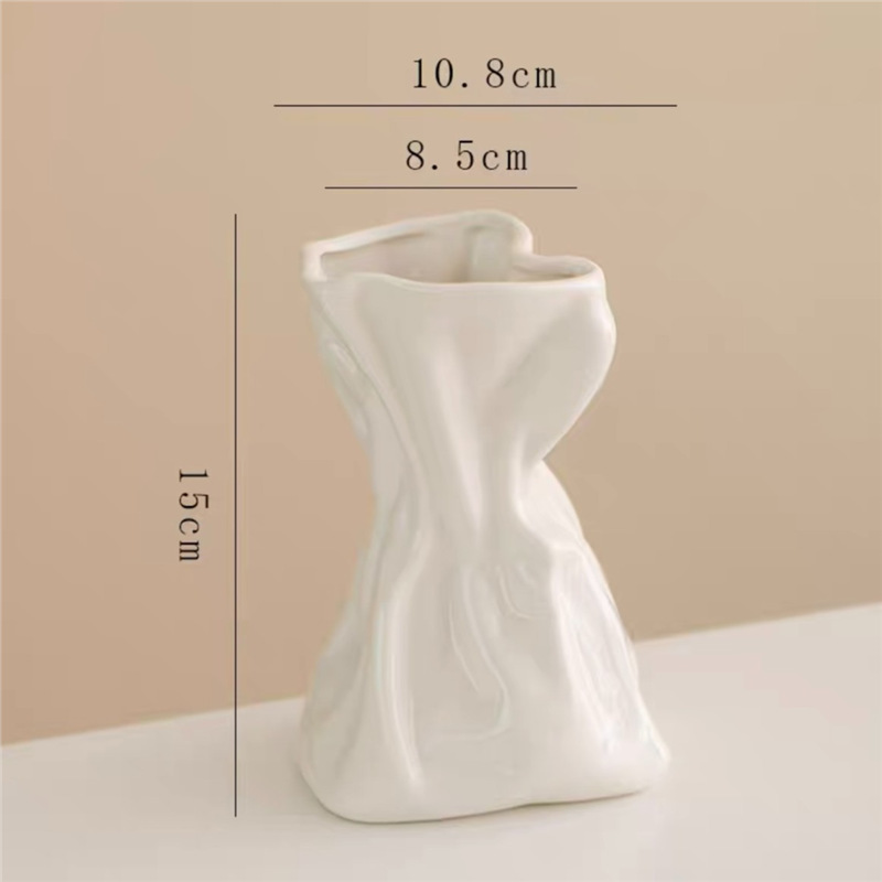 포켓 꽃병 - 크림 화이트 (신제품)