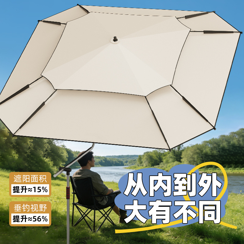 Square Fishing Umbrella for Outdoor Camping, Fishing, and Stall Setup, Rainproof, Thickened Sunshade Umbrella, Multi-Directional Folding Large Umbrella Square Fishing Umbrella for Outdoor Camping, Fishing, and Stall Setup, Rainproof, Thickened Sunshade Umbrella, Multi-Directional Folding Large Umbrella