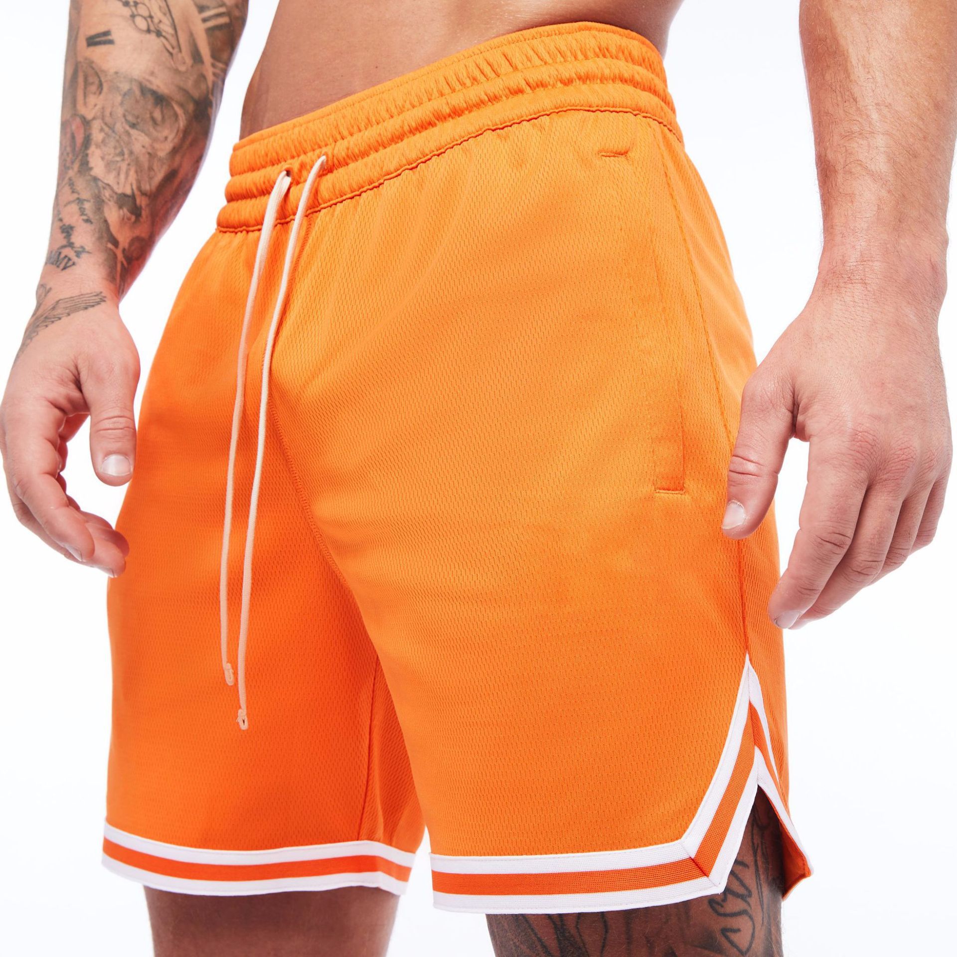 Hombres Color Sólido Deportes Ajuste Regular Pantalones De Hombre display picture 3