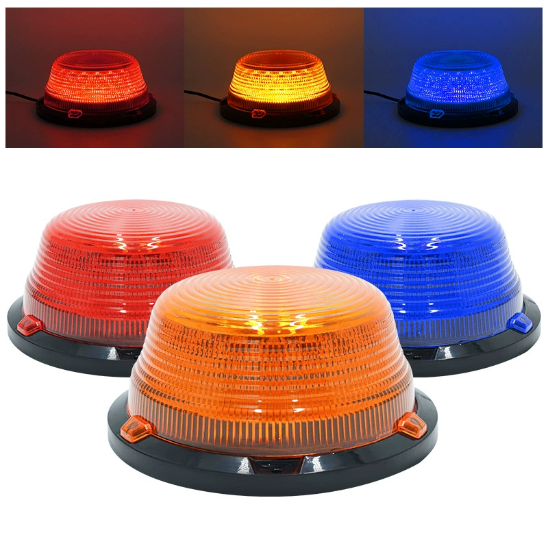 Rotating safe LED indicator lamp, round magnetic nail sequins, (Cross-border trading), flashing light