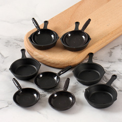 シミュレーションミニフライパンDIYミニチュア食品フライパン人形屋玩具キッチン器模型食游部品