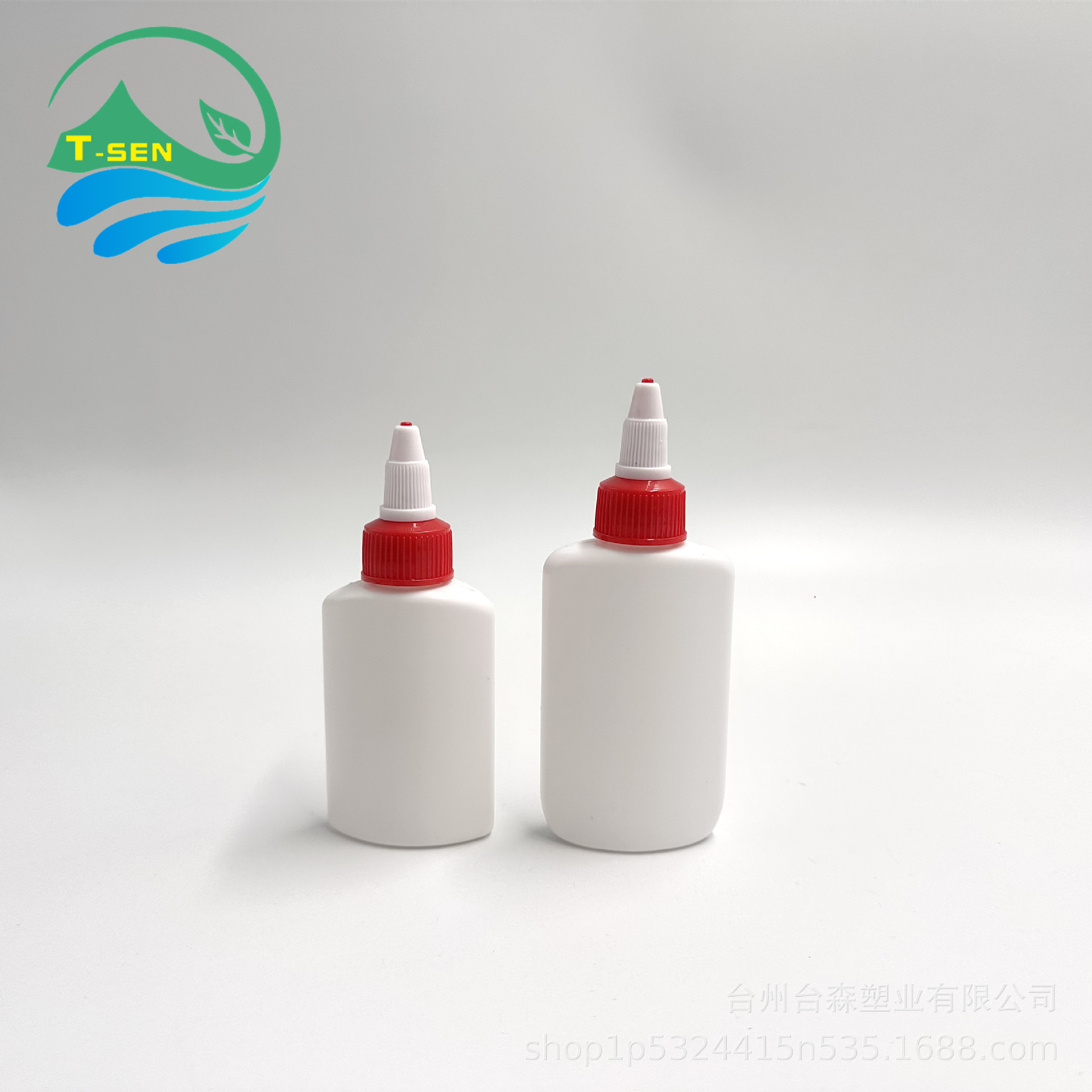 供应50ml/60ml啫喱水盖瓶扁形色素瓶 pe尖嘴瓶颜料点胶瓶塑料瓶