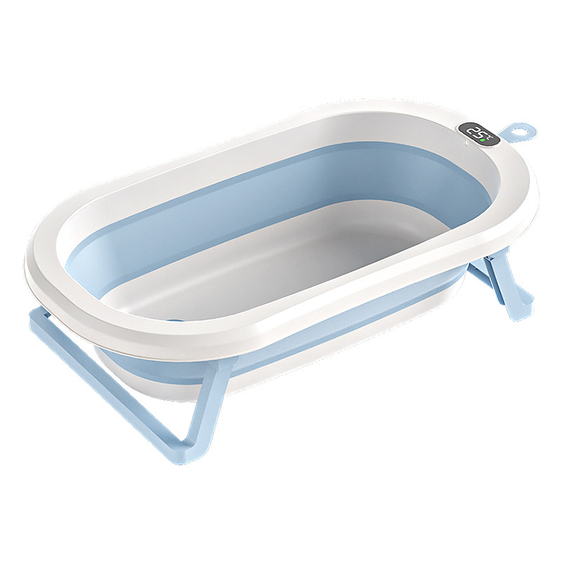 Baño de bebé sensible a la temperatura Baño plegable para bebé en casa