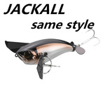 日本JACKALL水面蝉MICROPOMPADOUR路亚波爬浮水摇滚小胖子拖拉机