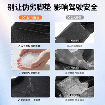 Electric vehicle foot mat: m3m95/85c+