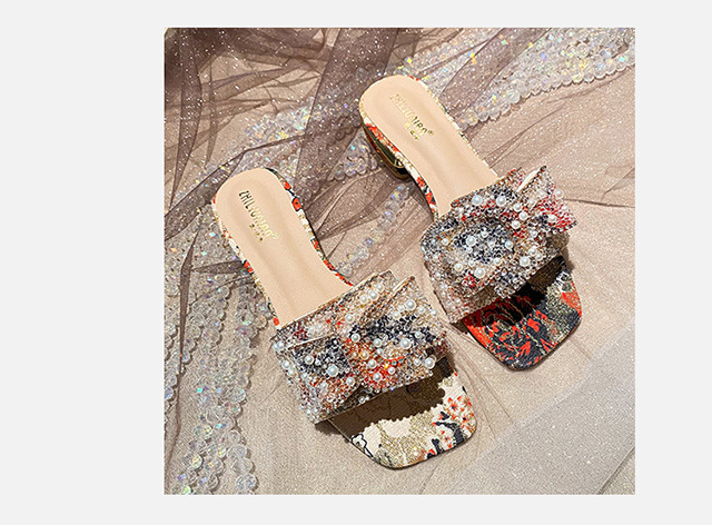 Pantofole con perle e sandali con strass per donna estivi_voghion.com