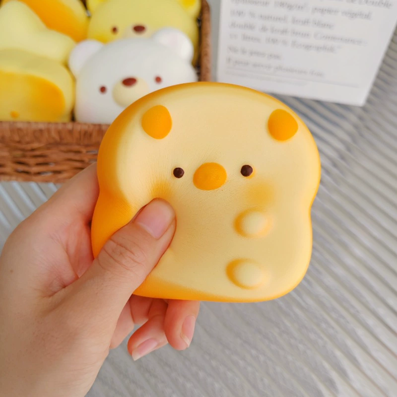 Slime, toy, bread, toast, anti-stress