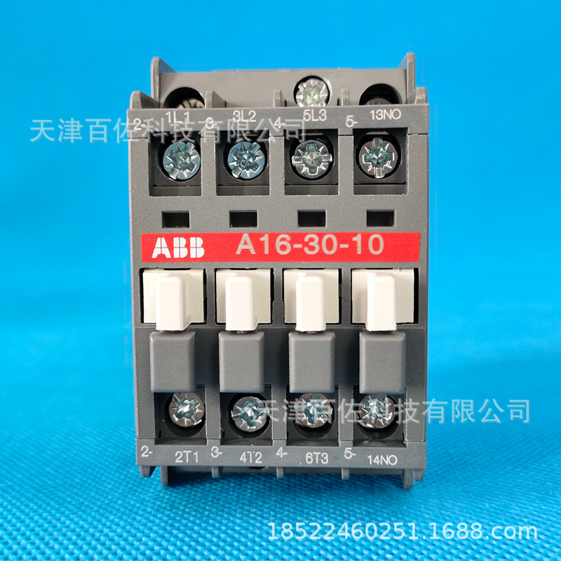 A系列ABB接触器A16-30-10*24V 50/60HZ交流接触器24V三级接触器