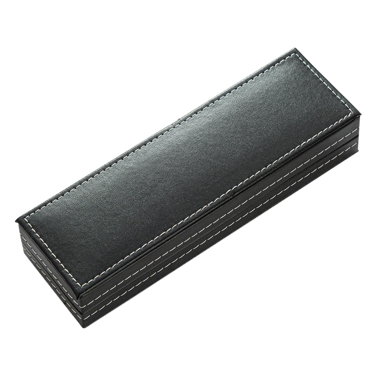 Fuente de la fábrica en stock caja de lápiz caja de embalaje de negocios de oficina caja de lápiz de regalo Flip caja de lápiz de publicidad logotipo imprimible