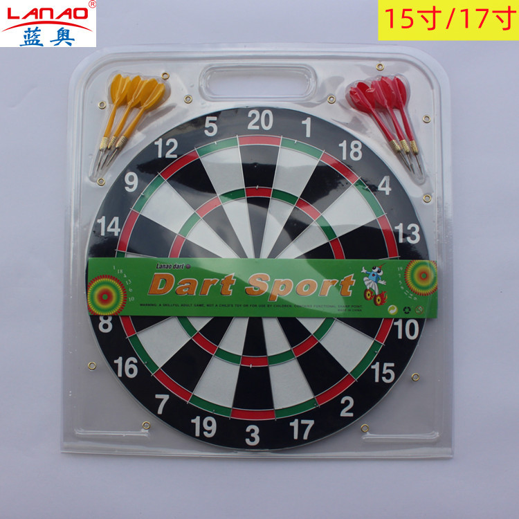 Set de dardos tablero papel doble cara 12 15 17 pulgadas
