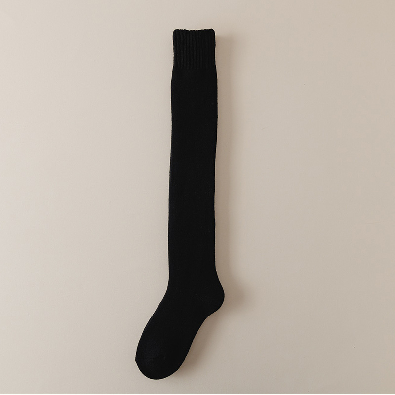 Otoño y invierno calcetines de lana para niños calcetines de pantorrilla gruesas resistentes al frío calcetines gruesas de invierno al por mayor calcetines de rodilla caseros