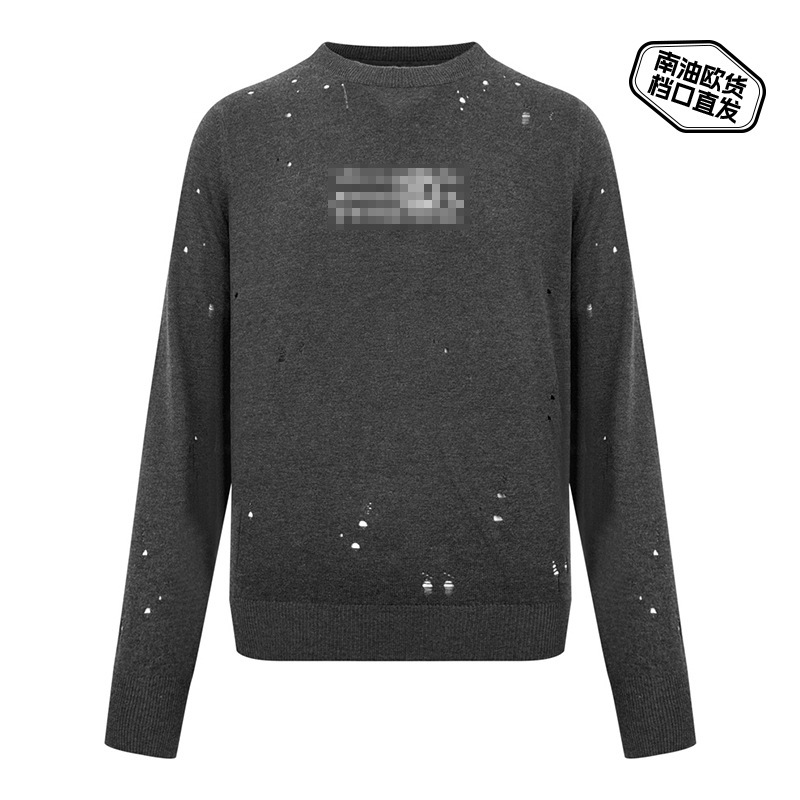 25 Shenzhen Nanyou mm Digital Hollow-Out Sweater for Men and Women, Letter Knit Starry Lamb Wool Long-Sleeve Autumn and Winter New Style 25 Shenzhen Nanyou mm Digital Hollow-Out Sweater for Men and Women, Letter Knit Starry Lamb Wool Long-Sleeve Autumn and Winter New Style