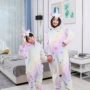 女孩男孩连体法兰绒睡衣