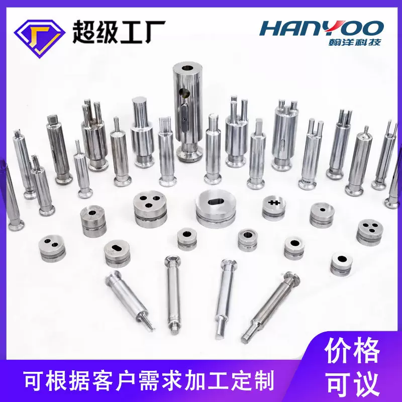 奶片药片旋转式压片机模具  粉末制片机冲孔冲压模具 压药机模具
