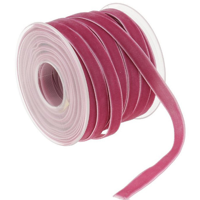 YZDIY 1cm banda de terciopelo unilateral ropa textil de nylon terciopelo correa de terciopelo collar cinta