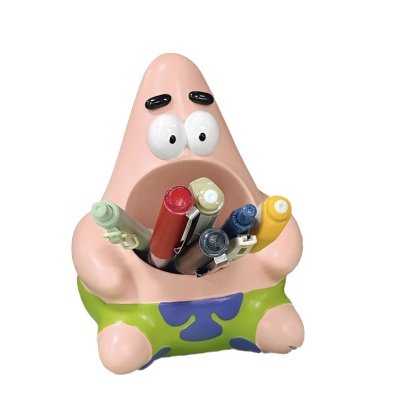 Pai Daxing Portalápices Adornos creativos Portalápices de Bob Esponja Portalápices Portalápices de dibujos animados Portalápices de dibujos animados Regalos de cumpleaños para estudiantes para niñas